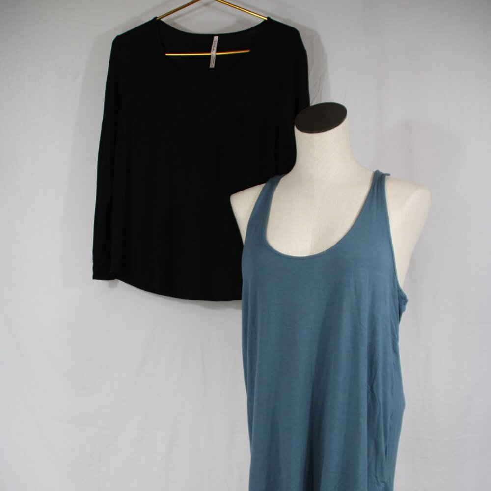 Soma Cool Nights Long Sleeve Scoop Neck and Tank Top Sleepwear Lot of 2 Sz. Med - Picture 9 of 15